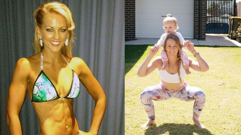 The former bodybuilder always knew she wanted to be a mum. Image: Caters