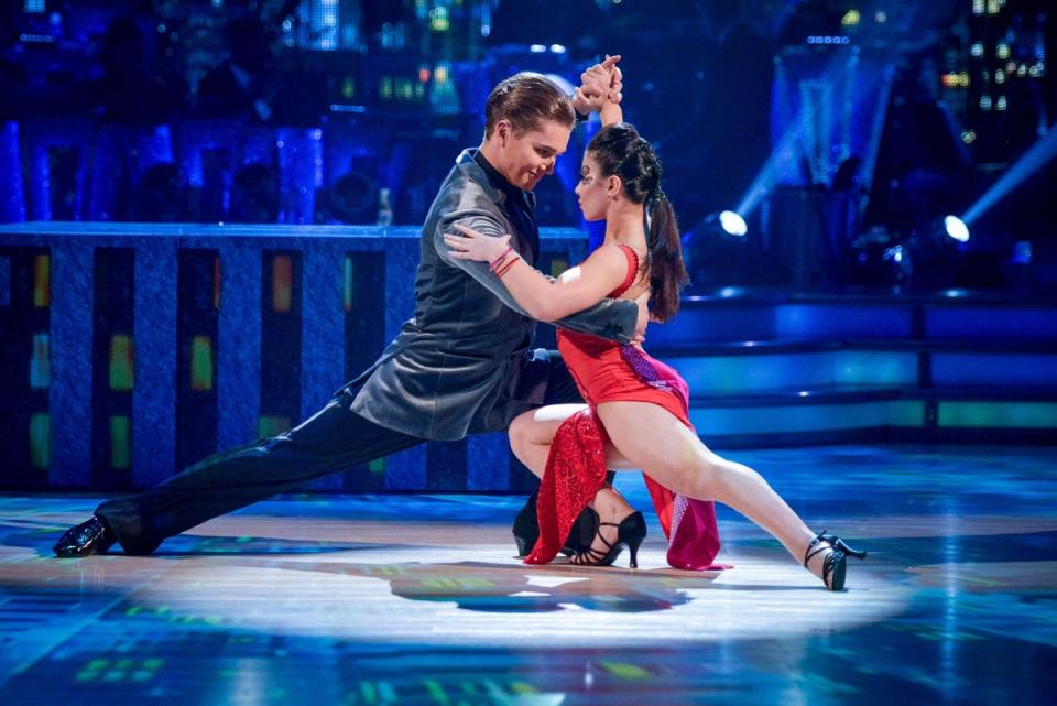 Claudia Fragapane appeared on the BBC’s Strictly Come Dancing (Kieron McCarron/BBC) (PA Media)