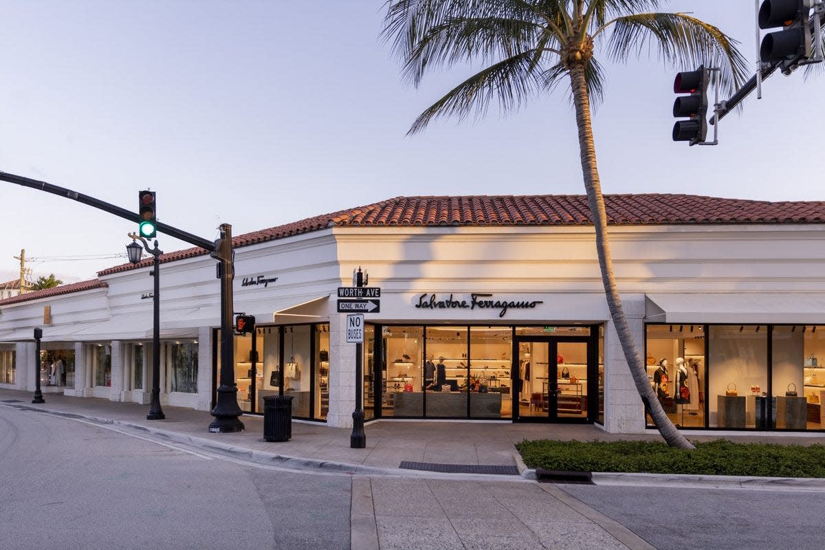 The newly remodeled Salvatore Ferragamo store on Worth Avenue reopened last month after a year-long renovation. The multi-phase construction project included upgrading the adjacent tenant space on South County Road and installing a pop-up shop for the local high season.