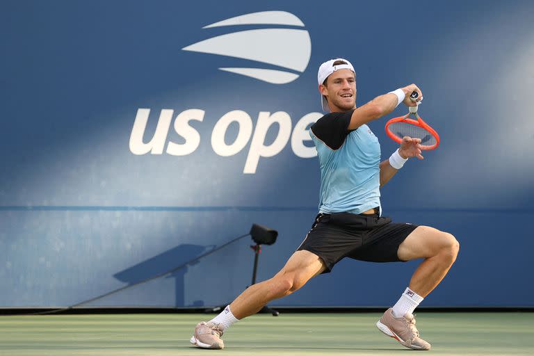 Diego Schwartzman cayó en los 8vos de final del US Open con el neerlandés Botic van de Zandschulp, 117° del mundo, en cinco sets.