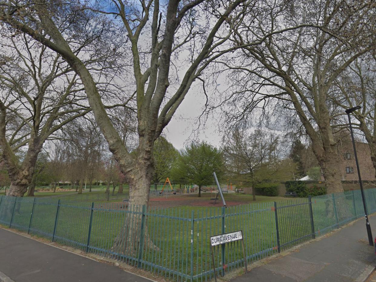 The stabbing happened in Little Ilford Park, Newham: Google Streetview