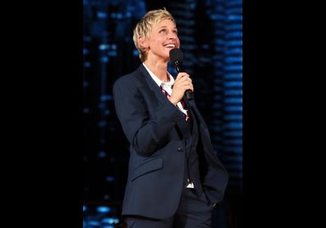 Ellen DeGeneres, TV host, played on her high school tennis team in Atlanta, Texas.