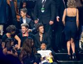 <p>Rihanna, mind passing the popcorn? Taylor Swift had to walk by ex Harry Styles at the 2013 VMAs after giving a pointed speech basically thanking him for inspiring her hit song, "I Knew You Were Trouble," allegedly.</p>