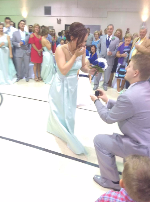 A perfect time to propose. ( bridesmaids friends wedding). Reddit/samshoe242