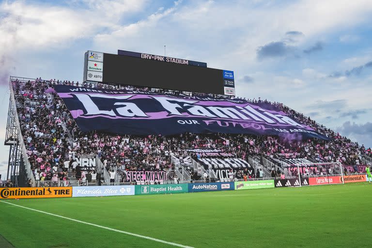 El estadio DRV PNK donde juega Inter Miami albergará a Messi y a la hinchada del club, La Familia