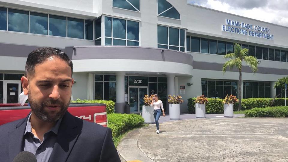 Roberto Rodríguez, vocero del Departamento de Elecciones de Miami-Dade, habló sobre las denuncias que existían relacionadas con el impedimento para votar por parte de electores independientes.