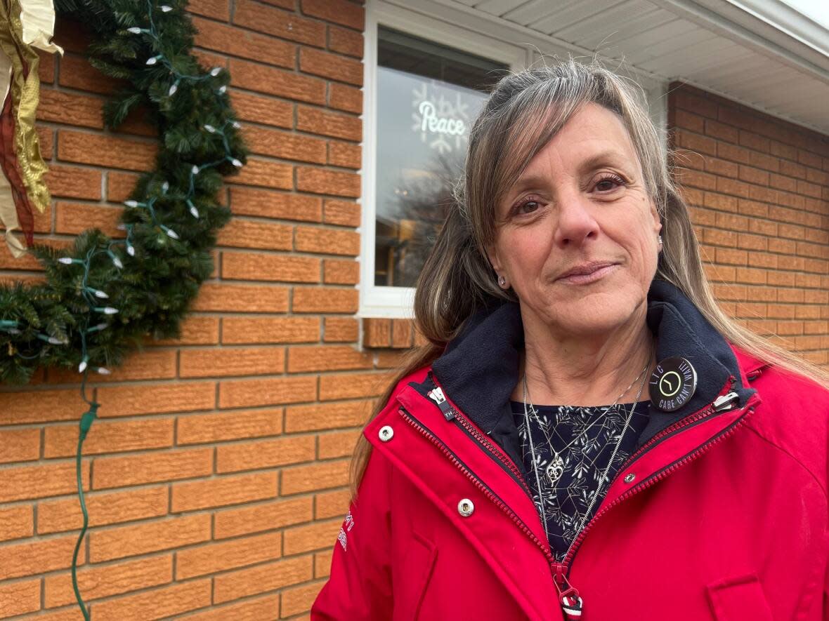 Rhonda Firman's father lived in Richmond Terrace in Amherstburg. She was his essential caregiver and is still finding ways to cope with the grief she experienced during those early months of COVID-19. (Jennifer La Grassa/CBC - image credit)