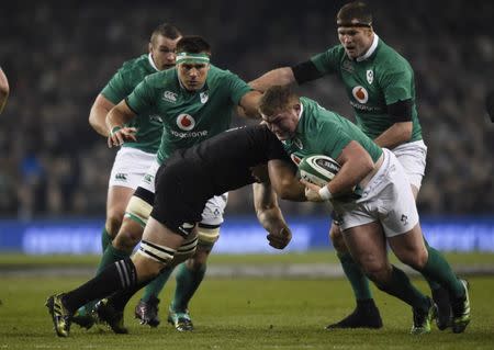 Britain Rugby Union - Ireland v New Zealand - 2016 Guinness Series - Aviva Stadium, Dublin, Republic of Ireland - 19/11/16 Ireland's Tadhg Furlong in action Reuters / Clodagh Kilcoyne Livepic