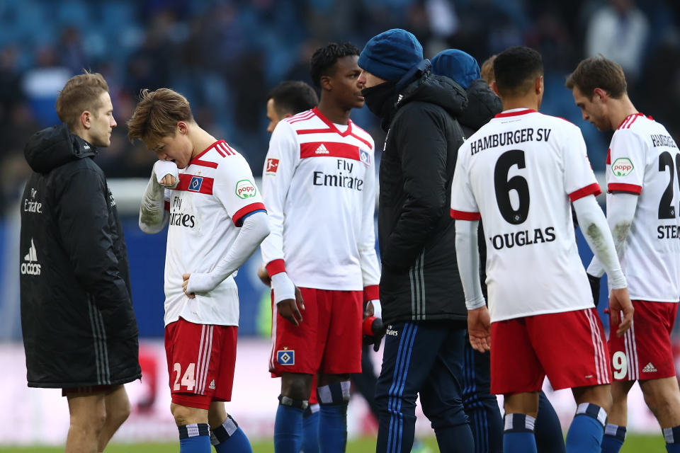 Der HSV holte aus den letzten 14 Bundesligaspielen nur vier Punkte. (Bild: Getty Images)