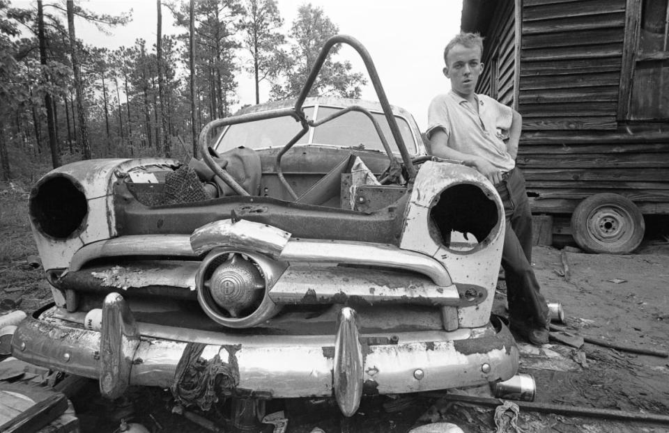 <div class="inline-image__caption"><p>Southern Poverty, Savannah, Ga., 1967. A tiny, isolated, poor community located not far away from Savannah’s wealthiest parts. It was reported that families here suffered from five generations of inbreeding.</p></div> <div class="inline-image__credit">All photographs are copyright Fred Baldwin from the book Dear Mr. Picasso: An Illustrated Love Affair with Freedom published by Schilt Publishing</div>