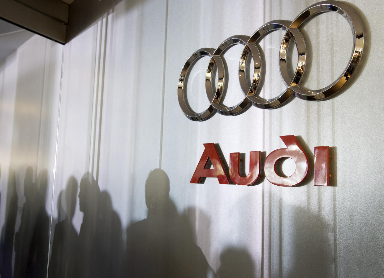 Audi logo sign 