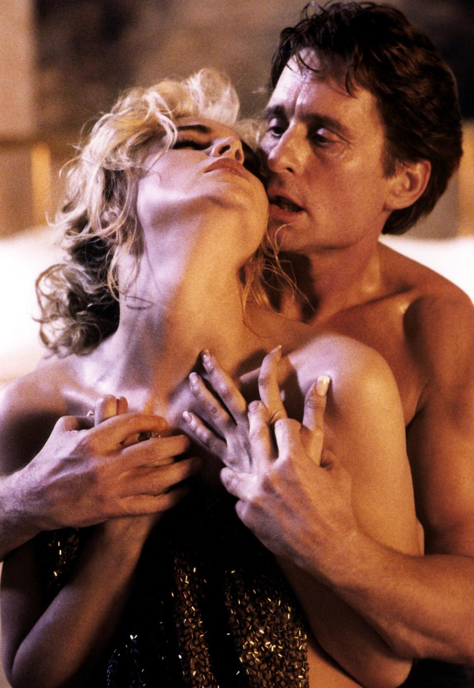 BASIC INSTINCT, from left, Sharon Stone, Michael Douglas, 1992. ©TriStar/courtesy Everett Collection