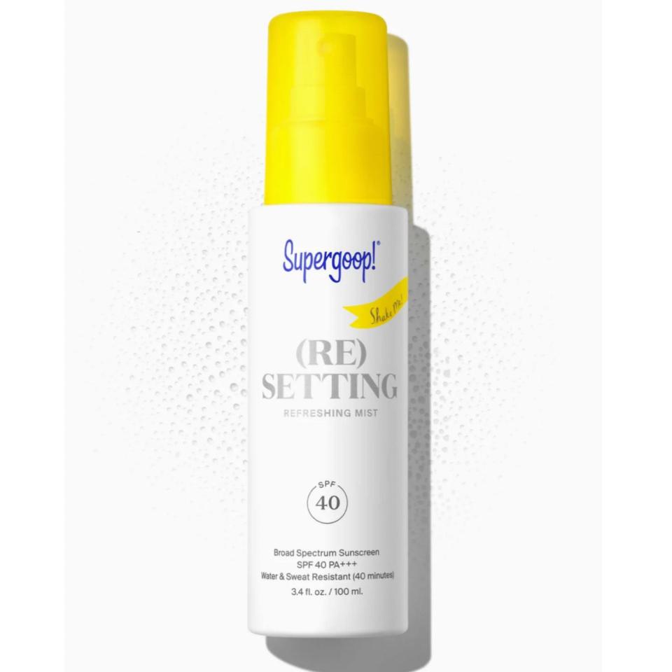 <p><a href="https://go.redirectingat.com?id=74968X1596630&url=https%3A%2F%2Fsupergoop.com%2Fproducts%2Fresetting-refreshing-mist-spf-40-setting-spray%3Fvariant%3D39579607859298&sref=https%3A%2F%2Fwww.womenshealthmag.com%2Fbeauty%2Fg60849420%2Fsupergoop-memorial-day-sale-2024%2F" rel="nofollow noopener" target="_blank" data-ylk="slk:Shop Now;elm:context_link;itc:0;sec:content-canvas" class="link ">Shop Now</a></p><p>(Re)setting Refreshing Mist SPF 40</p><p>supergoop.com</p><p>$17.00</p><span class="copyright">Supergoop</span>