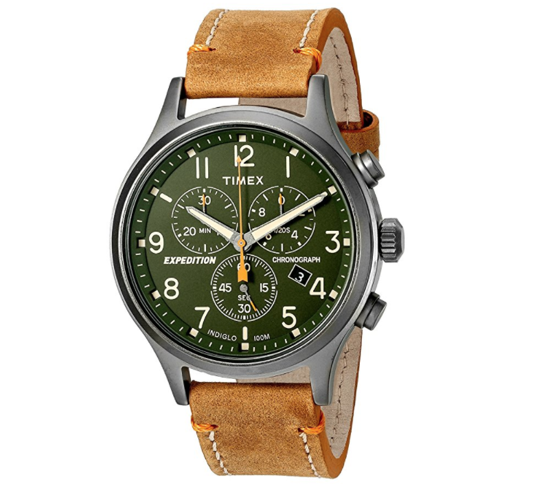 Timex Expedition Leather Strap Watch