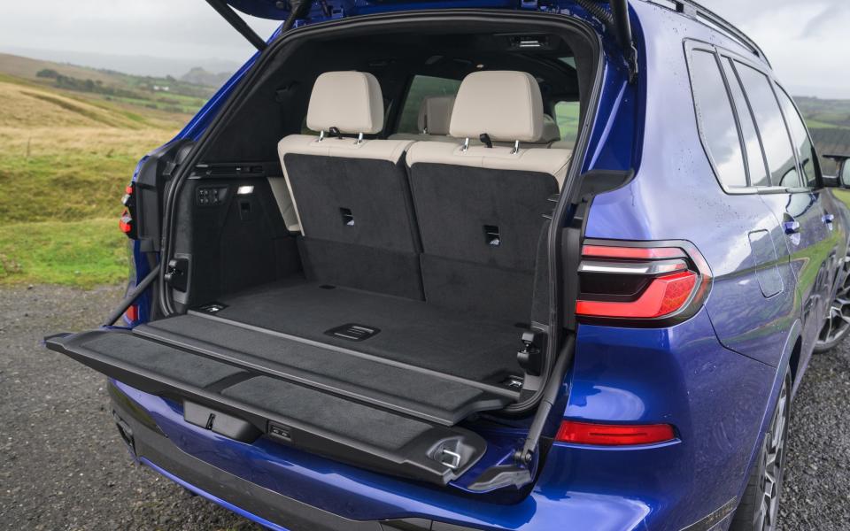 BMW X7 M60i review road test drive interior boot