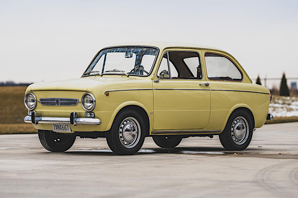 <p>Launched in 1964, the 850 was essentially a larger and more powerful version of the 600 which had been introduced nine years earlier. The technology therefore wasn’t new, but this was nevertheless one of the more successful of the many small, rear-engined European cars available at the time.</p><p>It wasn’t as pretty as Fiat’s smallest model, the 500, but with its friendly face and the pleasing slope of its rear window it was certainly an attractive car, if not a beautiful one.</p>