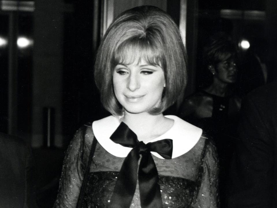 Barbra Streisand at the The Dorothy Chandler Pavillion in Los Angeles, California