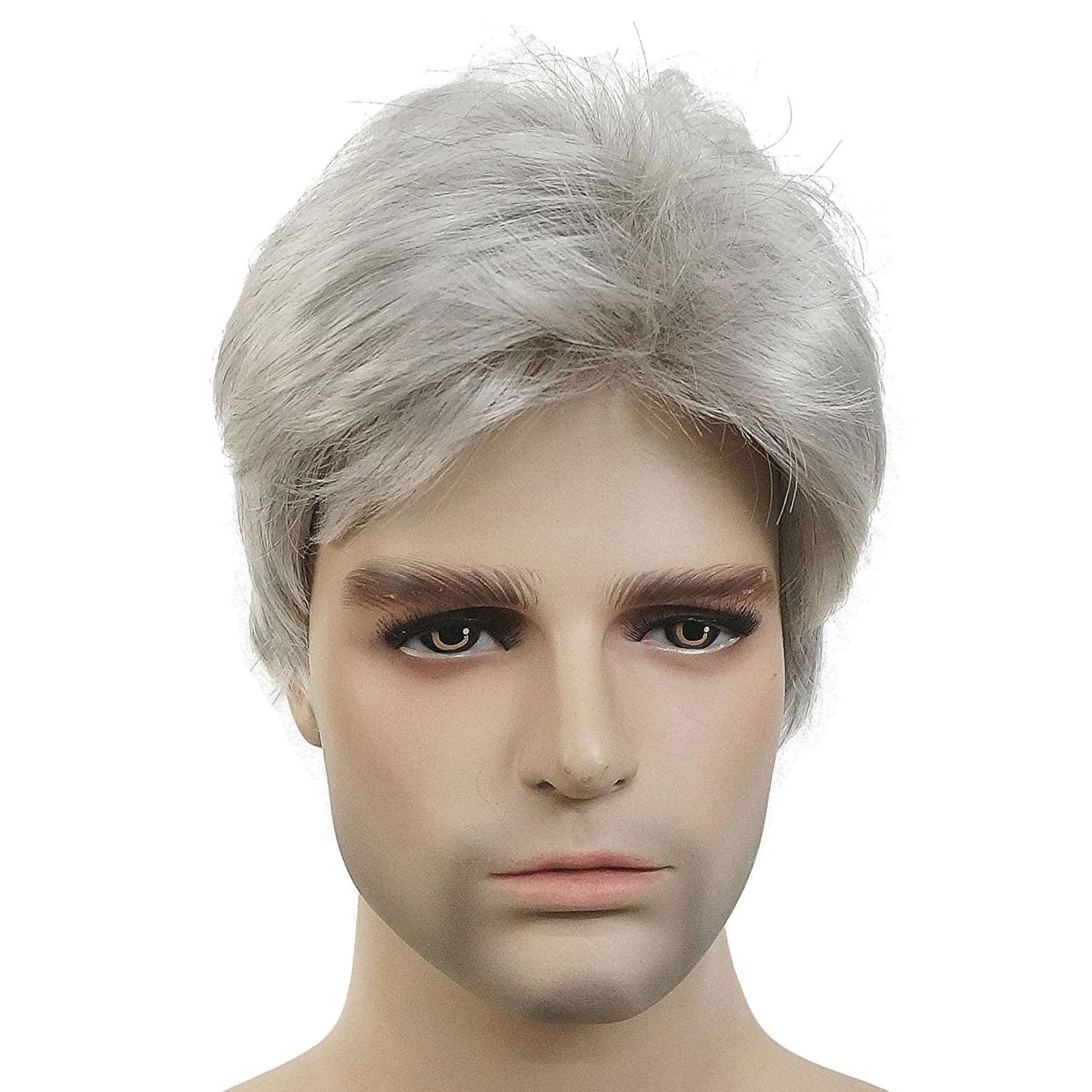 Silver Men's Wig