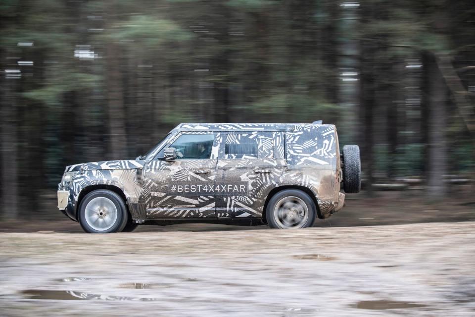 View Photos of the 2020 Land Rover Defender Prototype