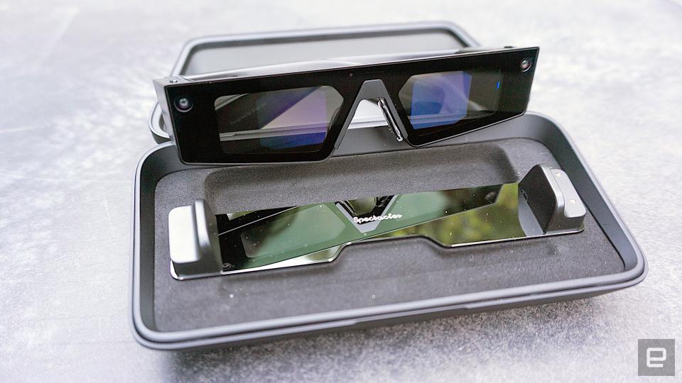 <p>Snapchat's AR Spectacles and charging case.</p>
