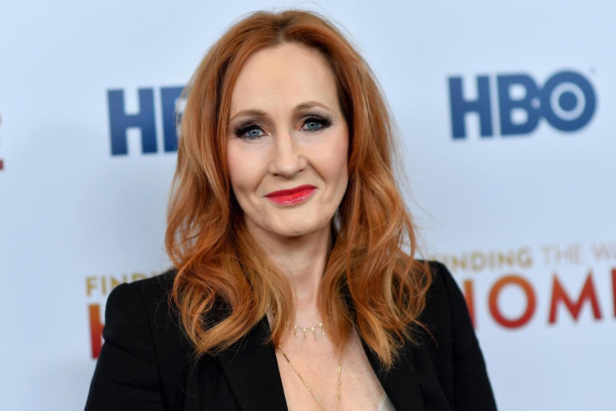 JK Rowling on 11 December 2019 in New York City: ANGELA WEISS/AFP via Getty Images