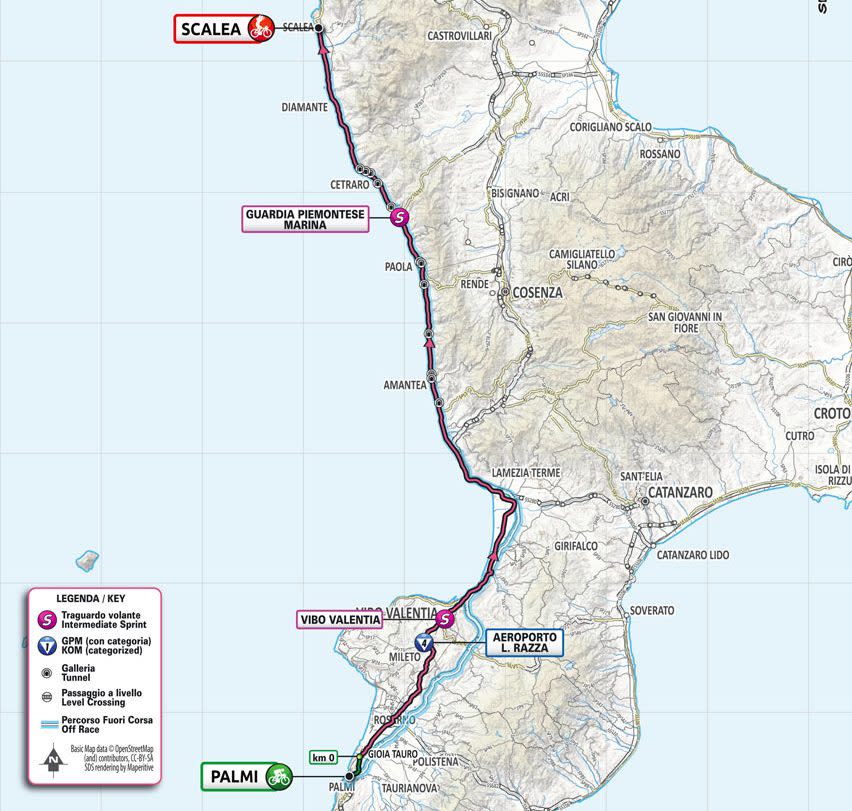 Giro d'Italia 2022 stage six map – Giro d'Italia 2022: Route, stage start times, TV channel details and more
