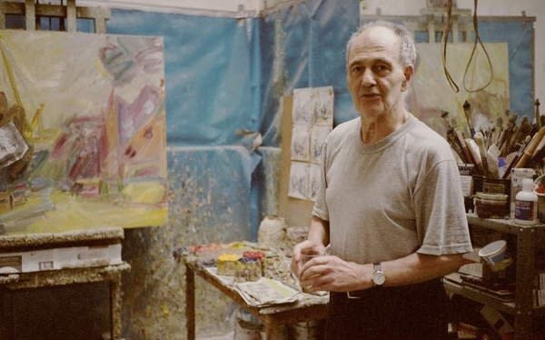 Frank Auerbach in his studio - David Dawson