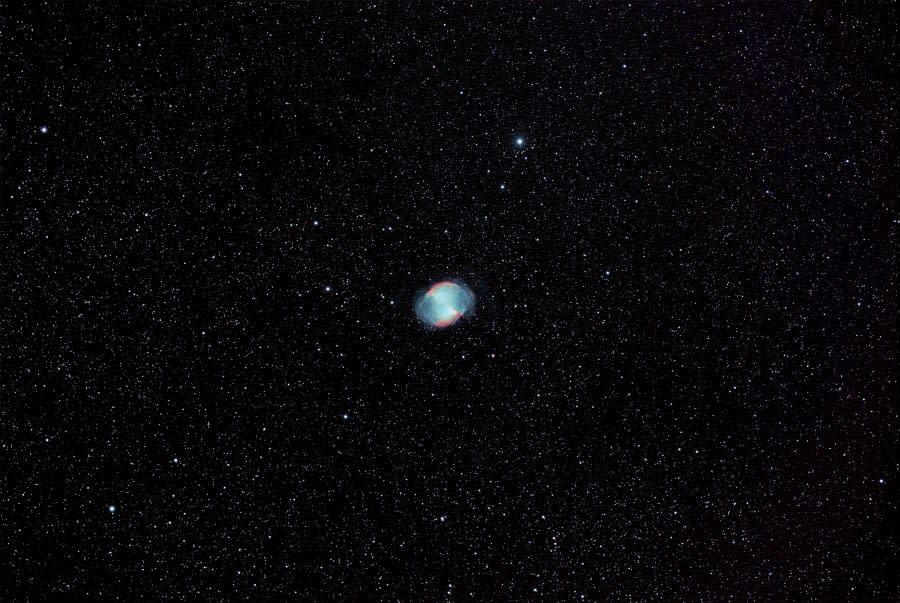 Dumbell Nebula M27 in the constellation Vulpecula
