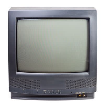 And lastly, TVs that were like 18-inches, had terrible resolution, and somehow weighed 35 pounds: