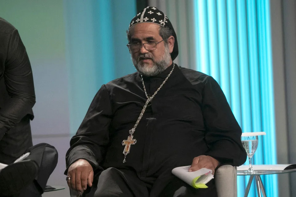 Candidato Padre Kelmon (PTB) foi alvo de cr&#xed;ticas por parte do ex-presidente Lula (PT) durante o debate - Foto: AP Photo/Bruna Prado