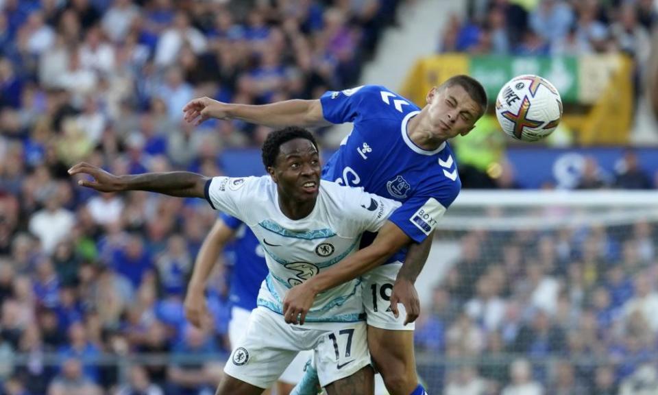 Raheem Sterling against Everton