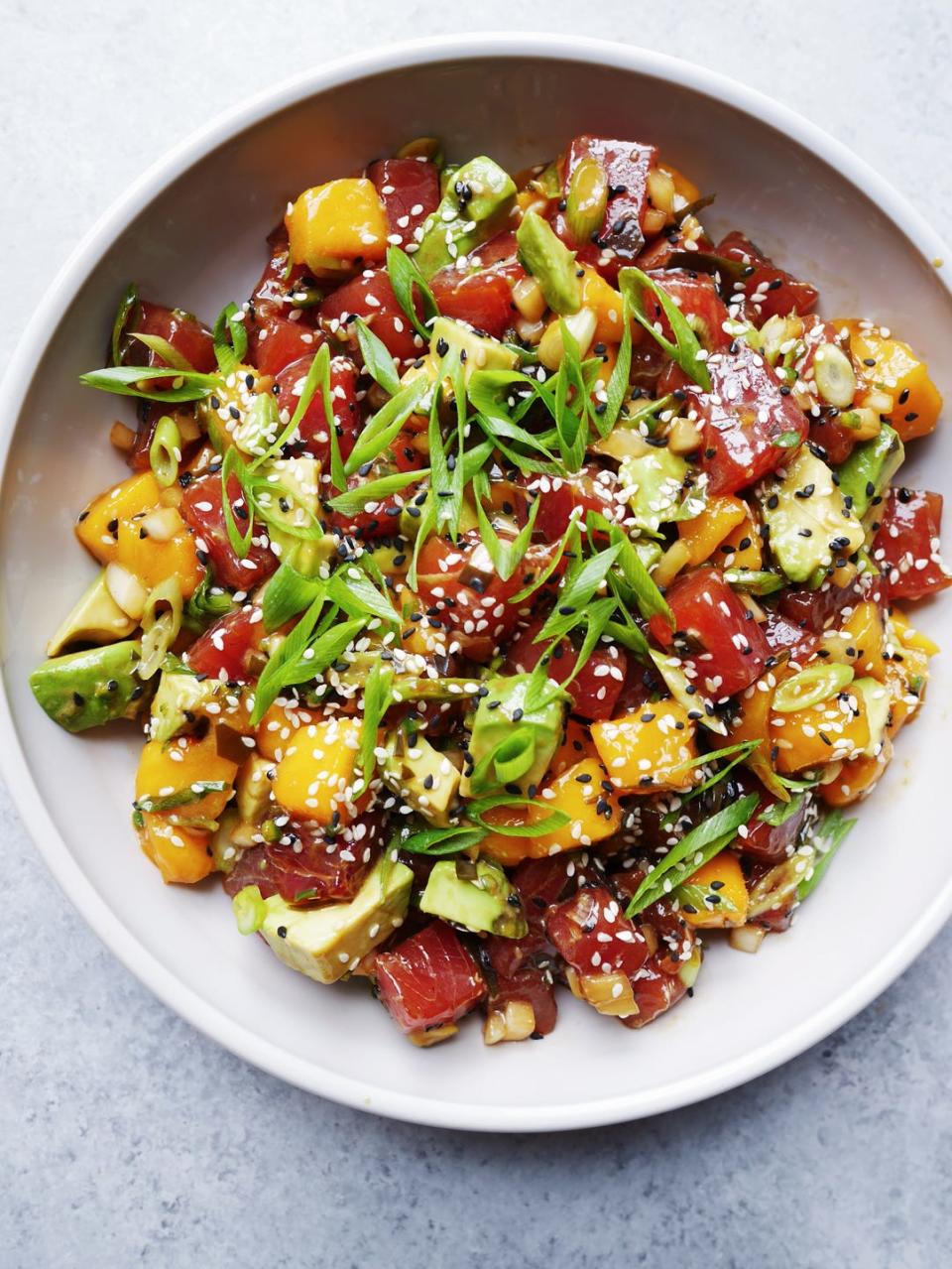 Avocado-Mango Poke Salad