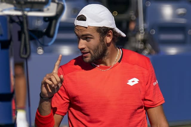 Matteo Berrettini had some external support in New York