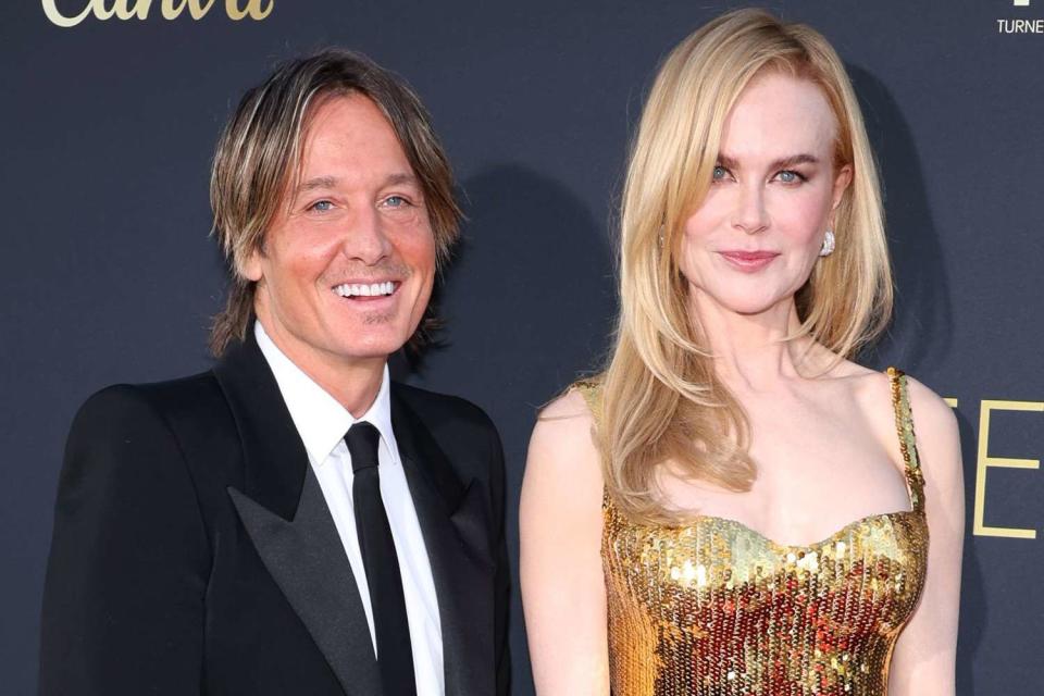 <p>Stewart Cook/Shutterstock </p> Keith Urban and Nicole Kidman at the 49th AFI Life Achievement Award Gala in Los Angeles on April 27, 2024