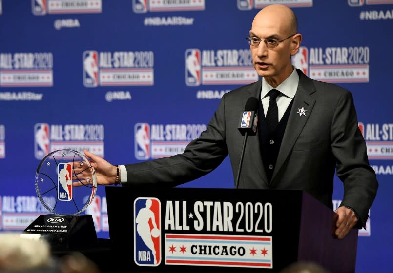 2020 NBA All-Star - NBA Commissioner Adam Silver Press Conference