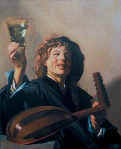 <em>Niño con un vaso y un laúd</em>, de Frans Hals. <a href="https://commons.wikimedia.org/wiki/File:Frans_Hals_-_Boy_with_a_glass_and_a_lute.jpg" rel="nofollow noopener" target="_blank" data-ylk="slk:Netherlands Institute for Art History;elm:context_link;itc:0;sec:content-canvas" class="link ">Netherlands Institute for Art History</a>