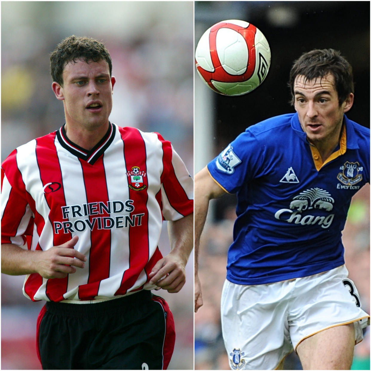 Wayne Bridge, left, and Leighton Baines