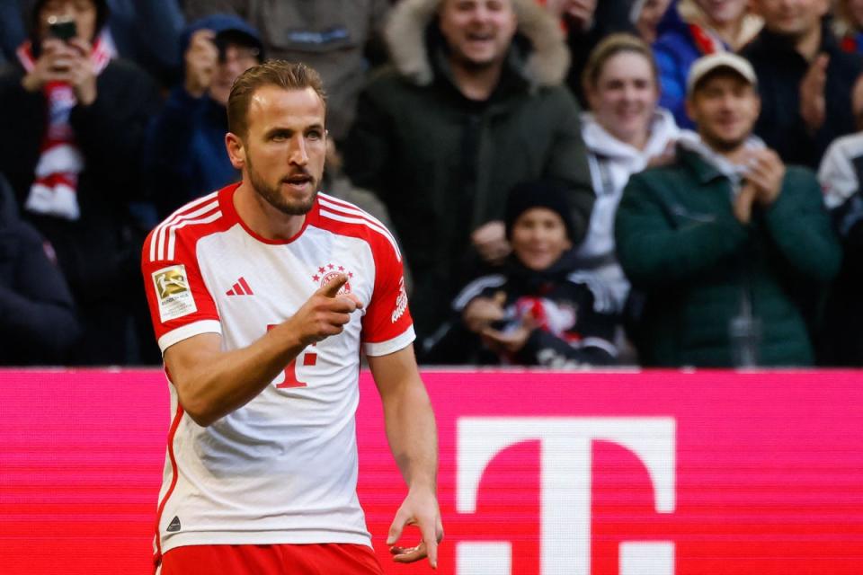 Superstar: Kane has hit the ground running at Bayern - and then some (AFP via Getty Images)