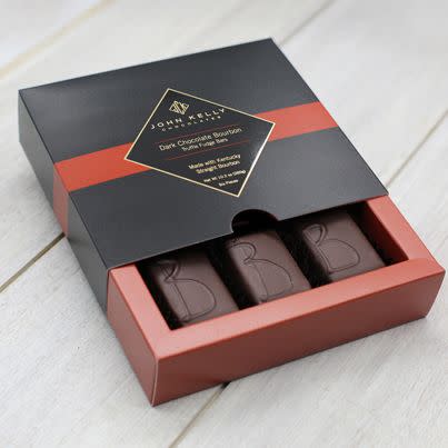 John Kelly Chocolates 6-Piece Dark Chocolate With Bourbon