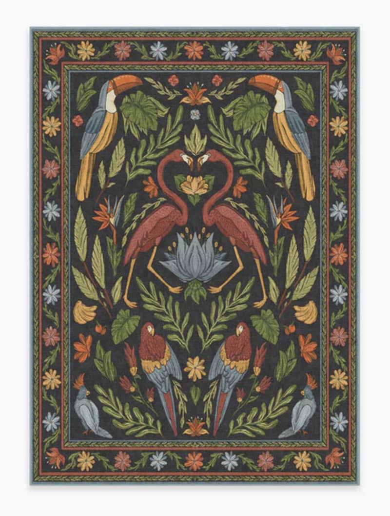 Iris Apfel Birds of a Feather Rug, 5' x 7'