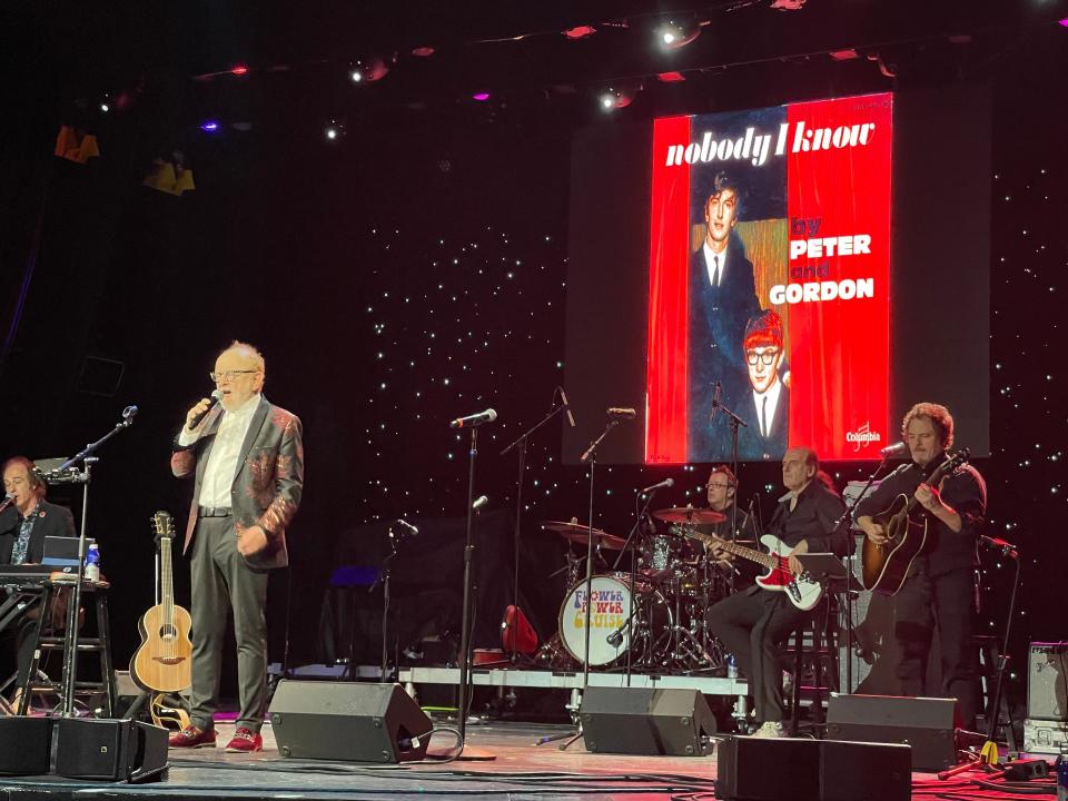 Peter Asher onstage at Flower Power Cruise