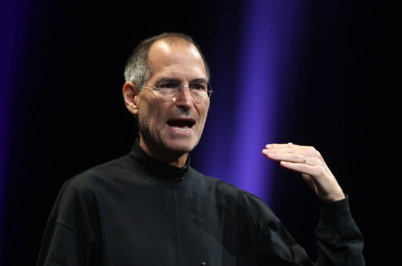 On August 24, 2011, Steve Jobs, co-founder and chief executive officer of Apple Inc., resigned, telling his company's board he could "no longer meet my duties and expectations." Jobs, 56, who stayed on as chairman, had battled cancer for several years. He died Oct. 5, 2011. File Photo by Terry Schmitt/UPI