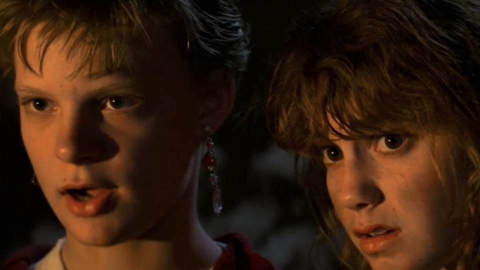 Stef and Andy in The Goonies