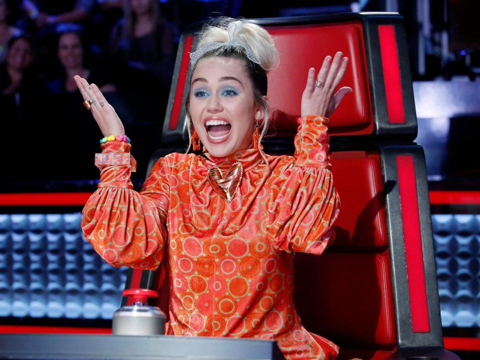 miley cyrus the voice