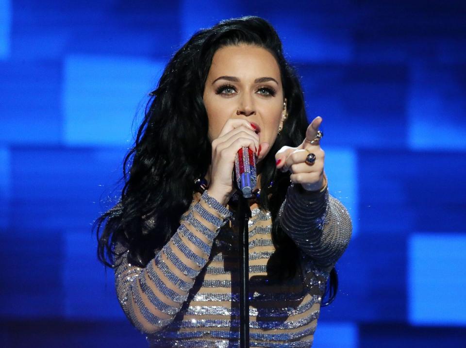 philadelphia pa july 28 katy perry performs on the fourth day of the democratic national convention at the wells fargo center on july 28 2016 in philadelphia pennsylvania