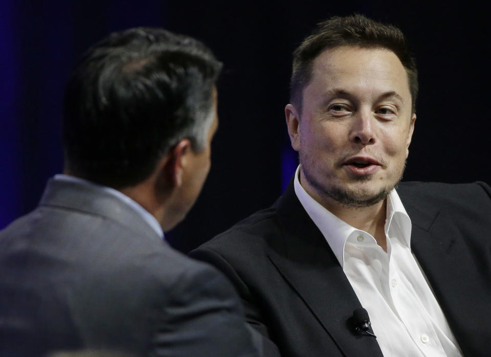 Tesla CEO Elon Musk. (AP Photo/Stephan Savoia)