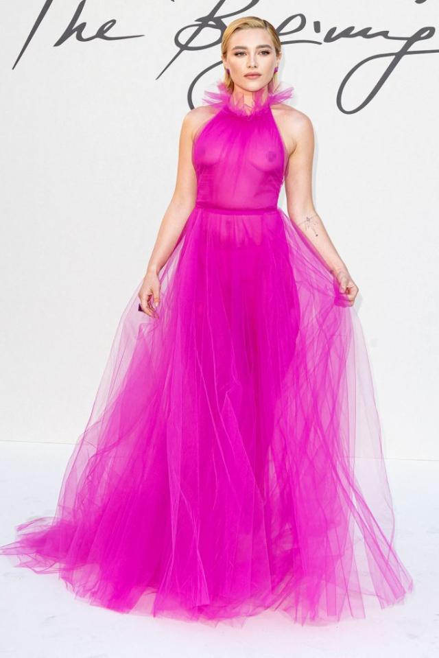 Fashion, Shopping & Style  Florence Pugh's Side-Boob-Baring Dress