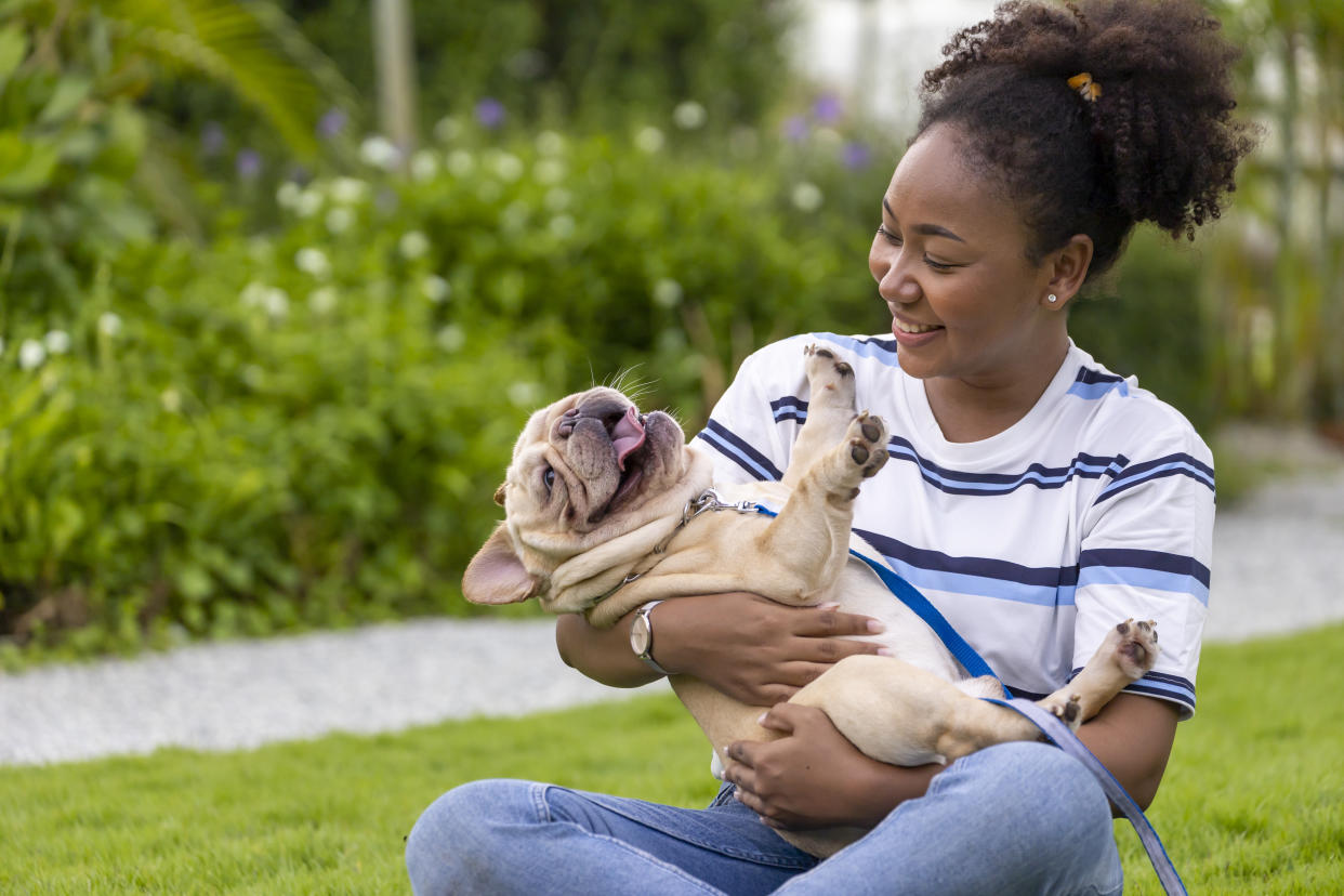 Can playing with a dog make you feel less stressed? What to know.