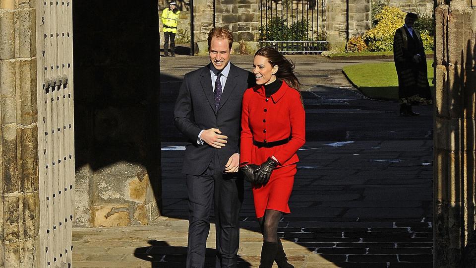 William and Kate visit University of St Andrews before their wedding