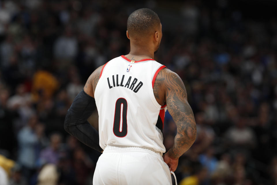 Damian Lillard.(AP Photo/David Zalubowski)